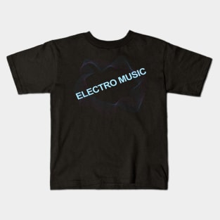 Music electro EDM rock hiphop techno gift idea Kids T-Shirt